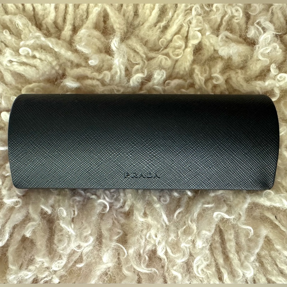 NWOT Prada Black Eyeglass Case and Cleaning Cloth